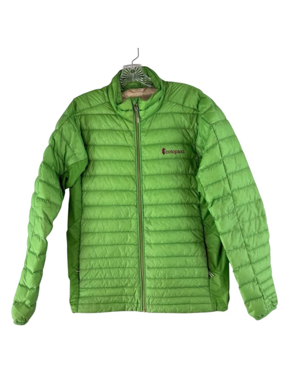 Cotopaxi Fuego LT Lime Green 950 Goose Down Fill Jacket NWOT